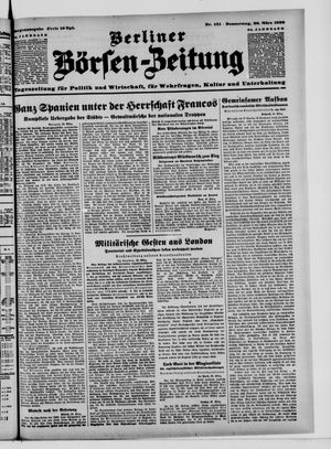 Berliner Börsen-Zeitung vom 30.03.1939