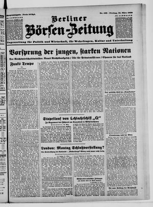 Berliner Börsen-Zeitung vom 31.03.1939