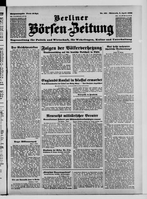 Berliner Börsen-Zeitung vom 05.04.1939