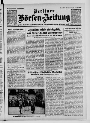 Berliner Börsen-Zeitung vom 06.04.1939