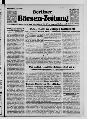 Berliner Börsen-Zeitung vom 12.04.1939
