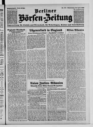 Berliner Börsen-Zeitung vom 13.04.1939