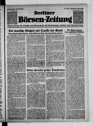 Berliner Börsen-Zeitung vom 02.05.1939