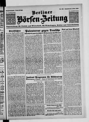 Berliner Börsen-Zeitung on May 6, 1939