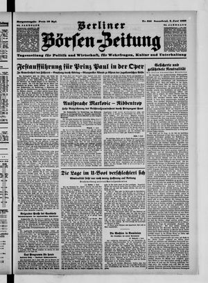 Berliner Börsen-Zeitung vom 03.06.1939