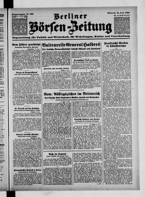 Berliner Börsen-Zeitung vom 21.06.1939
