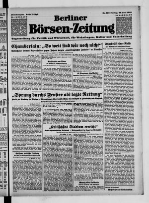 Berliner Börsen-Zeitung vom 23.06.1939