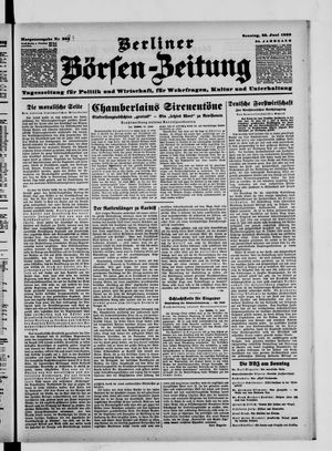 Berliner Börsen-Zeitung vom 25.06.1939