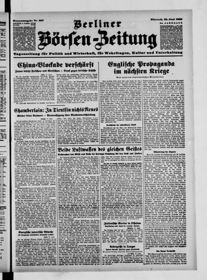 Berliner Börsen-Zeitung vom 28.06.1939
