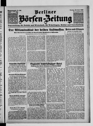 Berliner Börsen-Zeitung vom 30.06.1939