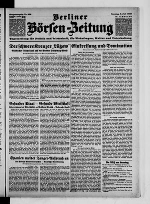 Berliner Börsen-Zeitung vom 02.07.1939