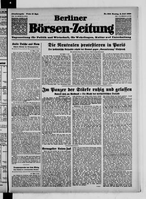 Berliner Börsen-Zeitung vom 03.07.1939