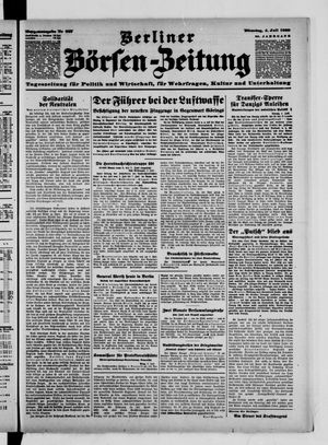 Berliner Börsen-Zeitung vom 04.07.1939