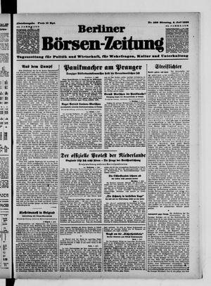 Berliner Börsen-Zeitung vom 04.07.1939