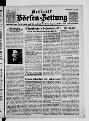 Berliner Börsen-Zeitung vom 05.07.1939