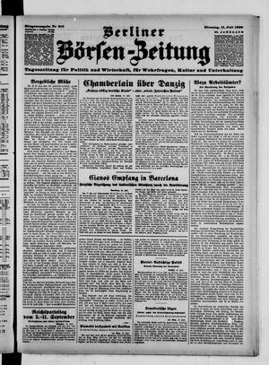 Berliner Börsen-Zeitung vom 11.07.1939