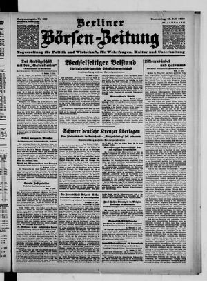 Berliner Börsen-Zeitung vom 13.07.1939