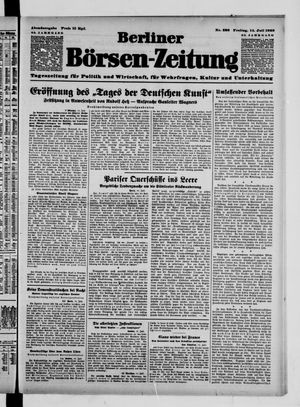 Berliner Börsen-Zeitung vom 14.07.1939