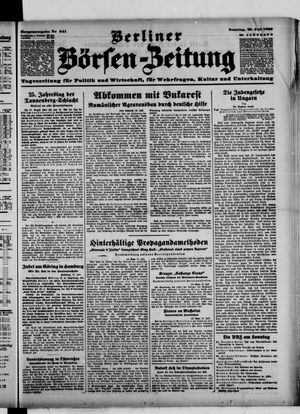 Berliner Börsen-Zeitung vom 23.07.1939