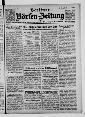 Berliner Börsen-Zeitung on Dec 29, 1939
