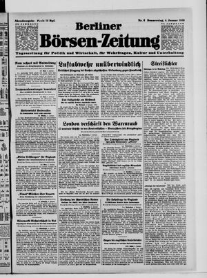 Berliner Börsen-Zeitung vom 04.01.1940