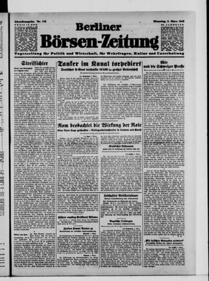 Berliner Börsen-Zeitung vom 05.03.1940