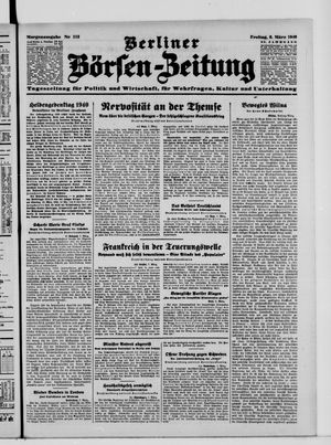 Berliner Börsen-Zeitung vom 08.03.1940