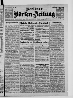Berliner Börsen-Zeitung vom 13.03.1940