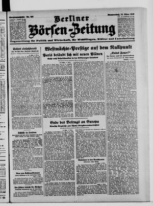 Berliner Börsen-Zeitung vom 14.03.1940