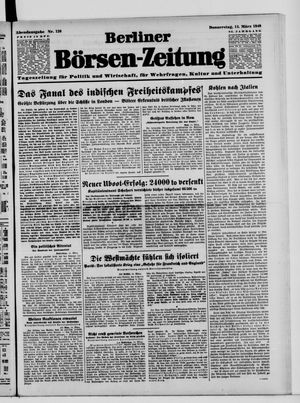 Berliner Börsen-Zeitung vom 14.03.1940