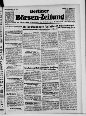 Berliner Börsen-Zeitung vom 15.03.1940
