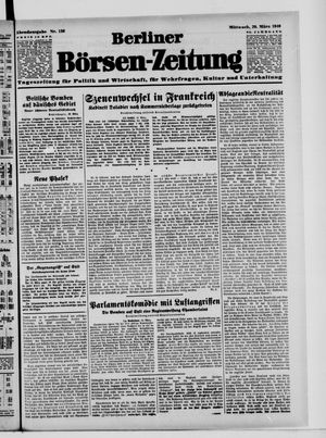 Berliner Börsen-Zeitung vom 20.03.1940