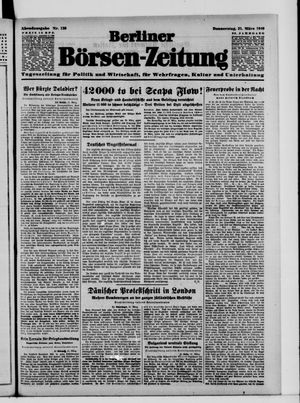 Berliner Börsen-Zeitung vom 21.03.1940
