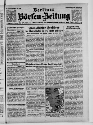 Berliner Börsen-Zeitung vom 28.03.1940
