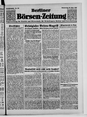 Berliner Börsen-Zeitung vom 28.03.1940