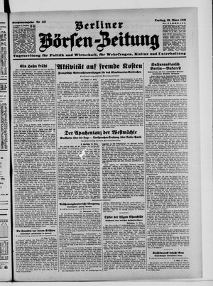 Berliner Börsen-Zeitung vom 29.03.1940