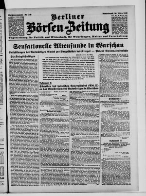 Berliner Börsen-Zeitung vom 30.03.1940