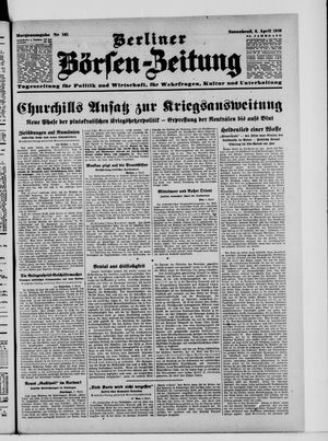 Berliner Börsen-Zeitung vom 06.04.1940