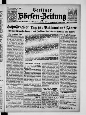 Berliner Börsen-Zeitung vom 05.05.1940