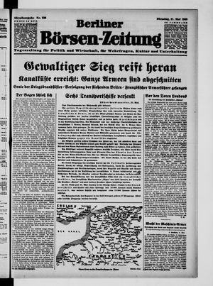 Berliner Börsen-Zeitung vom 21.05.1940