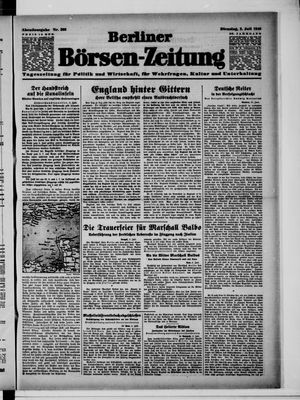 Berliner Börsen-Zeitung vom 02.07.1940