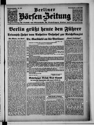 Berliner Börsen-Zeitung vom 06.07.1940