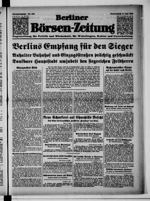 Berliner Börsen-Zeitung vom 06.07.1940