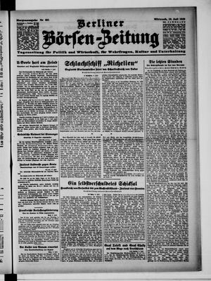 Berliner Börsen-Zeitung vom 10.07.1940