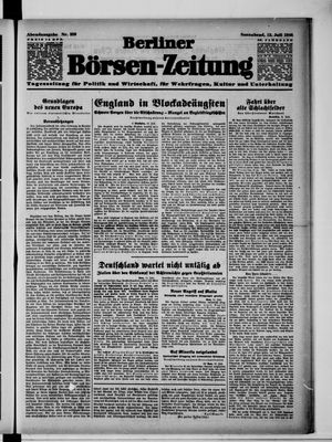 Berliner Börsen-Zeitung vom 13.07.1940