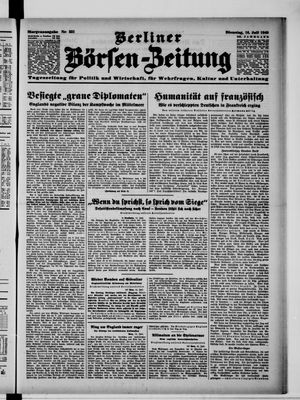 Berliner Börsen-Zeitung vom 16.07.1940