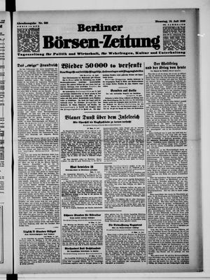 Berliner Börsen-Zeitung vom 16.07.1940