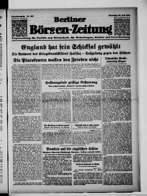 Berliner Börsen-Zeitung vom 23.07.1940