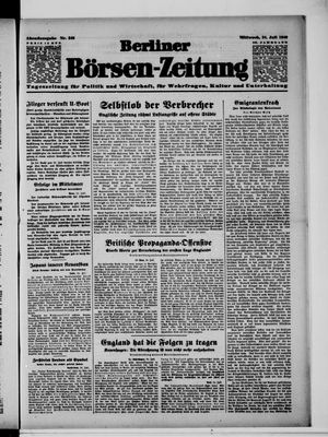 Berliner Börsen-Zeitung vom 24.07.1940