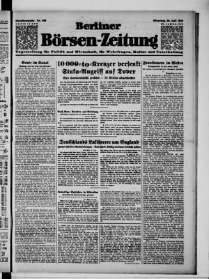Berliner Börsen-Zeitung vom 30.07.1940